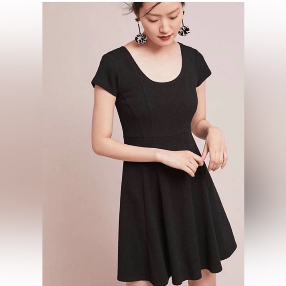 Anthropologie Maeve Regina Knit Fit & Flare Dress Small